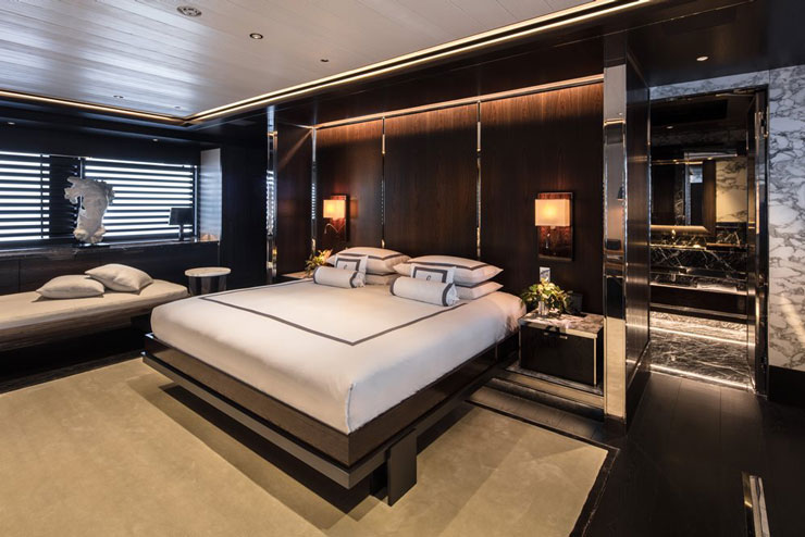 Atlante's master bedroom is sure to impress.